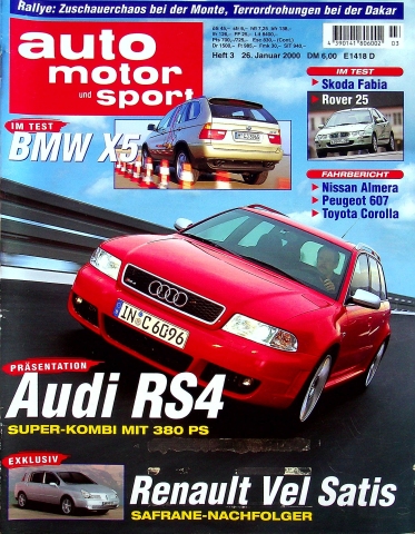 Deckblatt Auto Motor und Sport (03/2000)